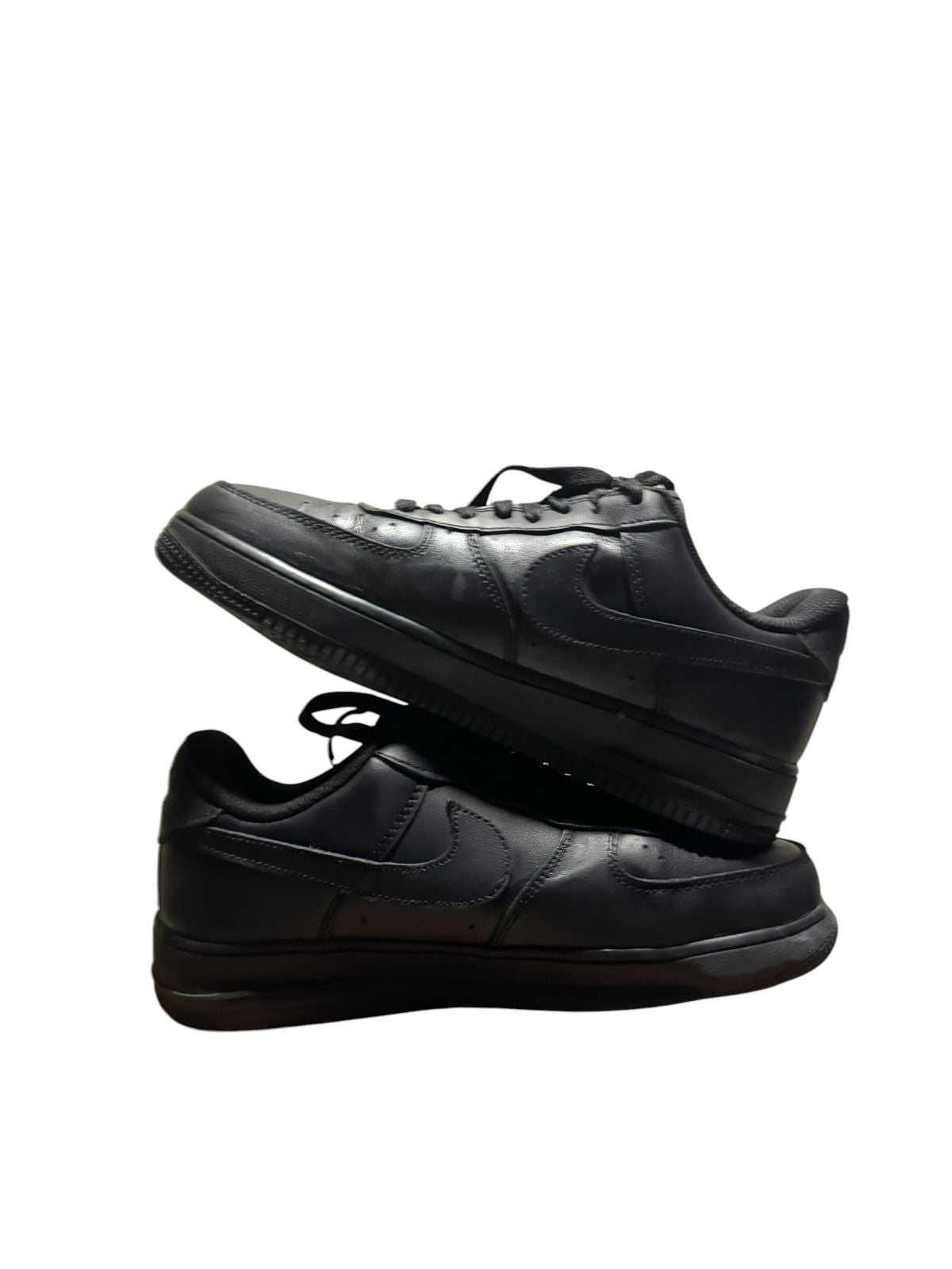 NIKE AIRFORCE 1  LOW, TRIPLE BLACK